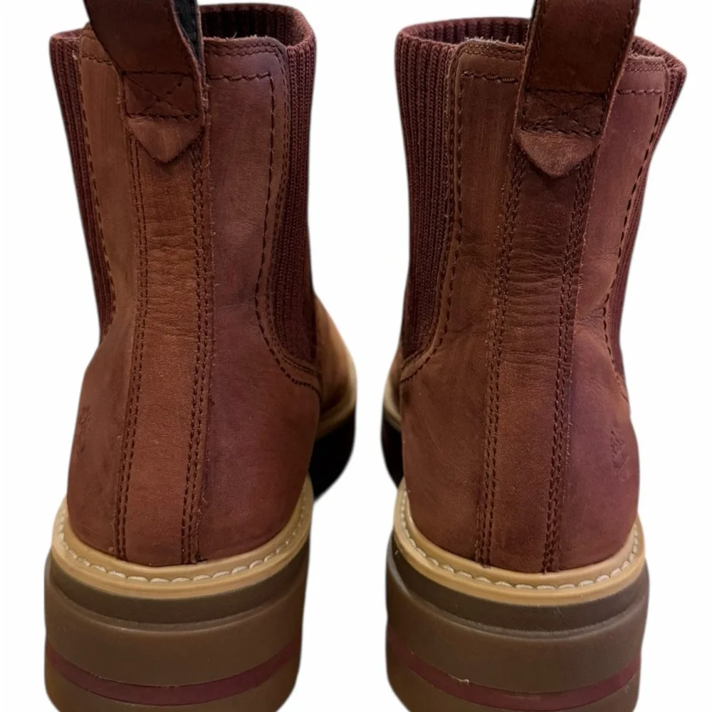 Timberland Cervinia Valley Chelsea Boot - Brown Leather Size 8.5 - Picture 6 of 7